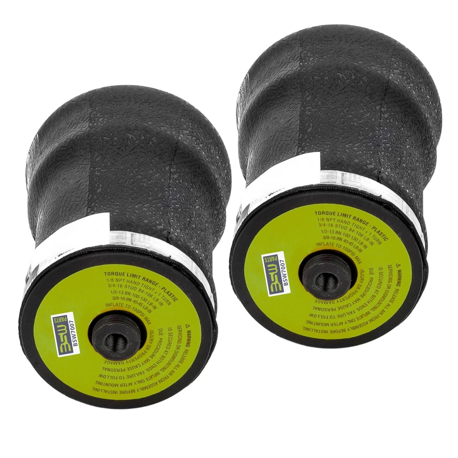 BSWParts 2 x Cabin Air Spring Bag Replaces 1S6-067 Firestone W02-358-7007