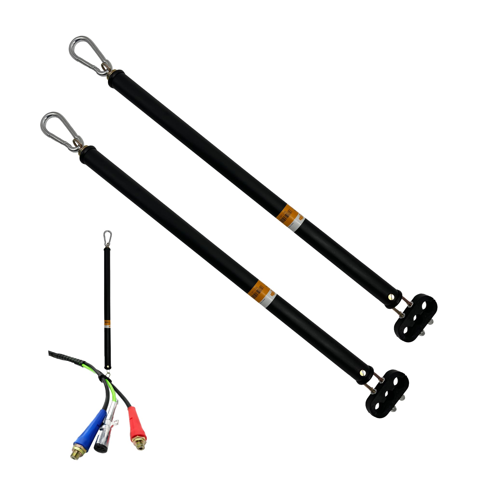 2 PCS 3 in 1 ABS Air Line Hose Tracker w/25