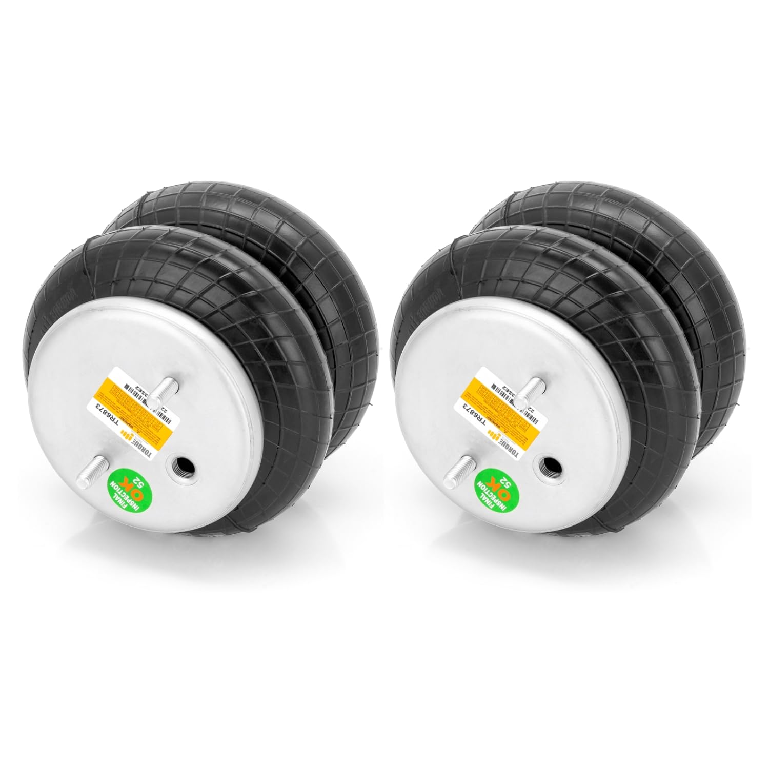 Pair of 6873 Replacement Air Spring Bag Supports Up to 3750 lbs, Replace Firest