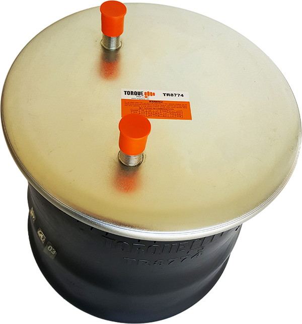Pair of Air Spring Bag Replaces W01-358-8774,1R1412,S-25873,C-25873 w/ Hardware - Picture 5 of 7
