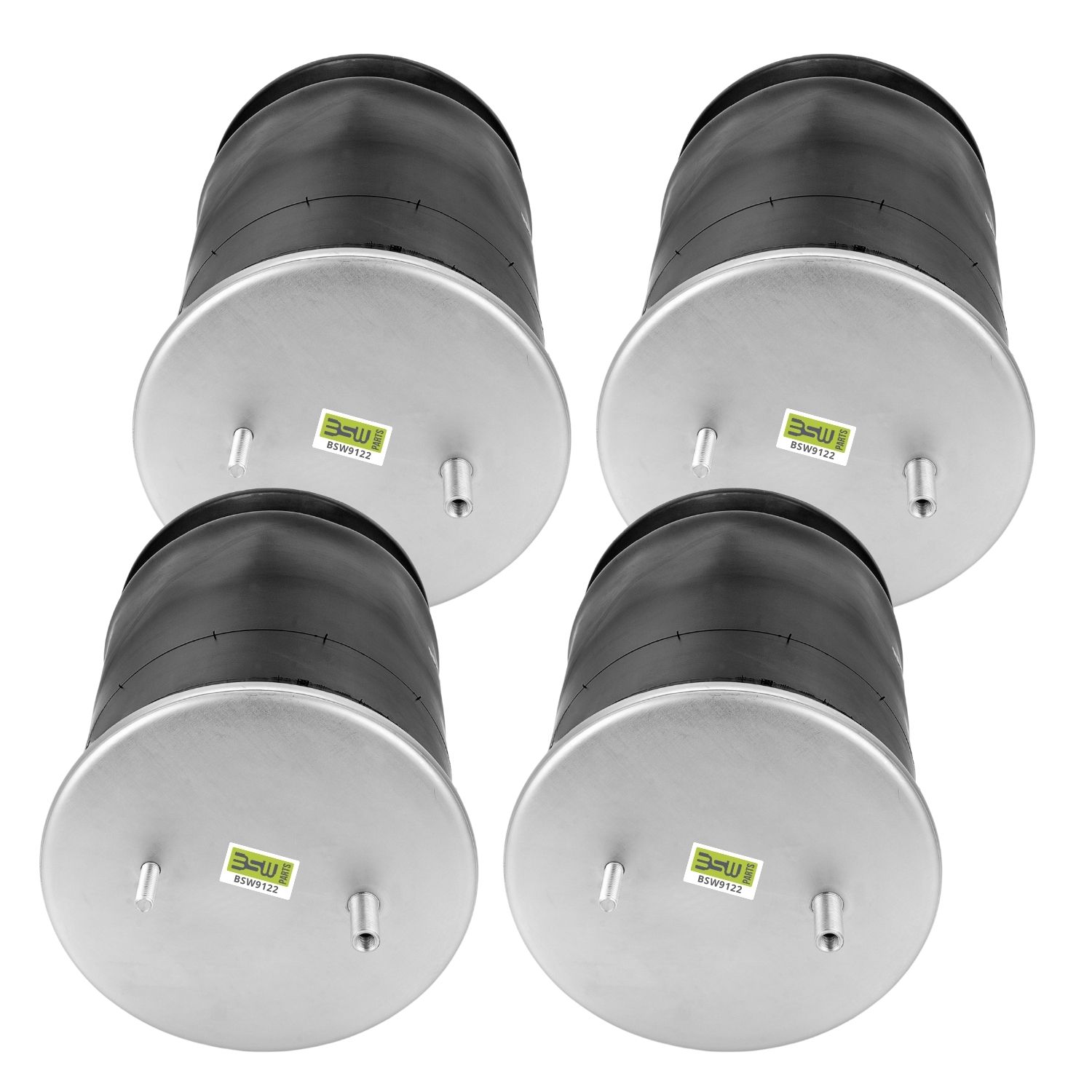 BSWParts 4 PCS Trailer Air Spring Bag Replaces W01-358-9122 Goodyear 1R13-038