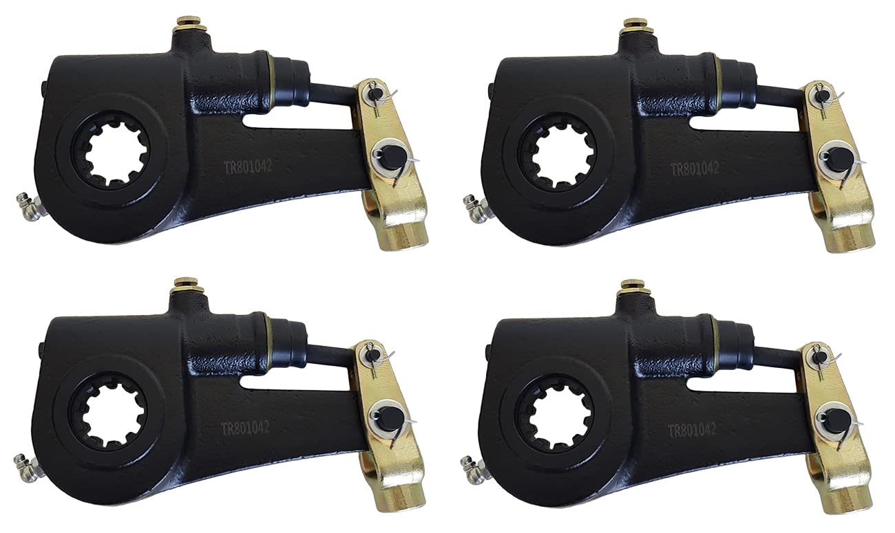 4 x Automatic Slack Adjuster 1.05"X10 Spline 6" Lever Replaces Meritor R801042