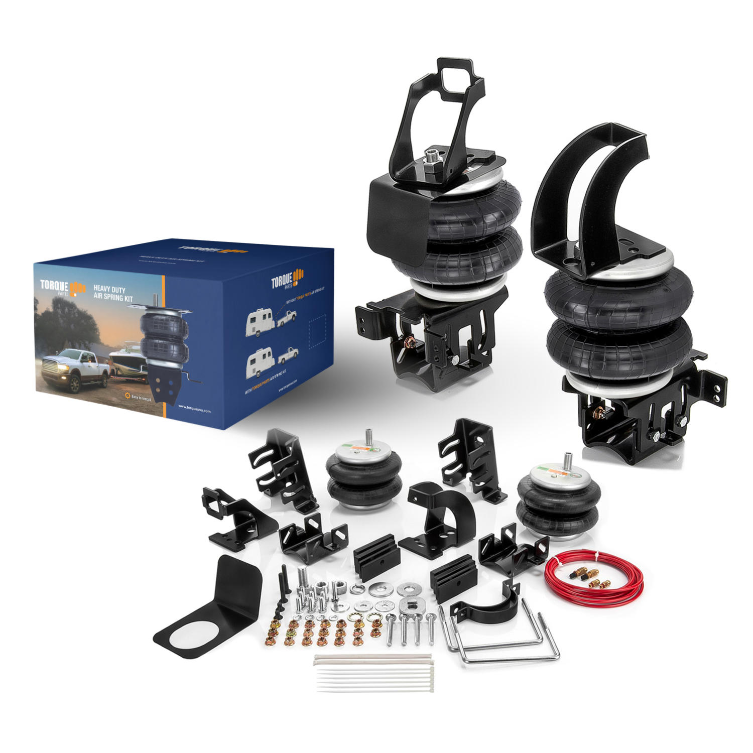 Air Bag Suspension Kit for 2011-2016 Ford F250 F350 and 2011-2013 Ford F450 2WD - Picture 7 of 34