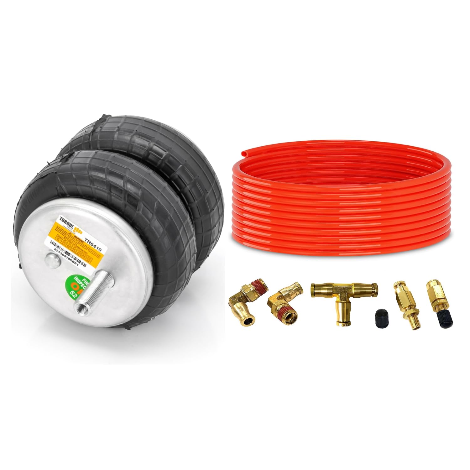 Torque Air Spring Replace Firestone 6410 Kit 2445 & Air Line Service Kit 1/8 NPT