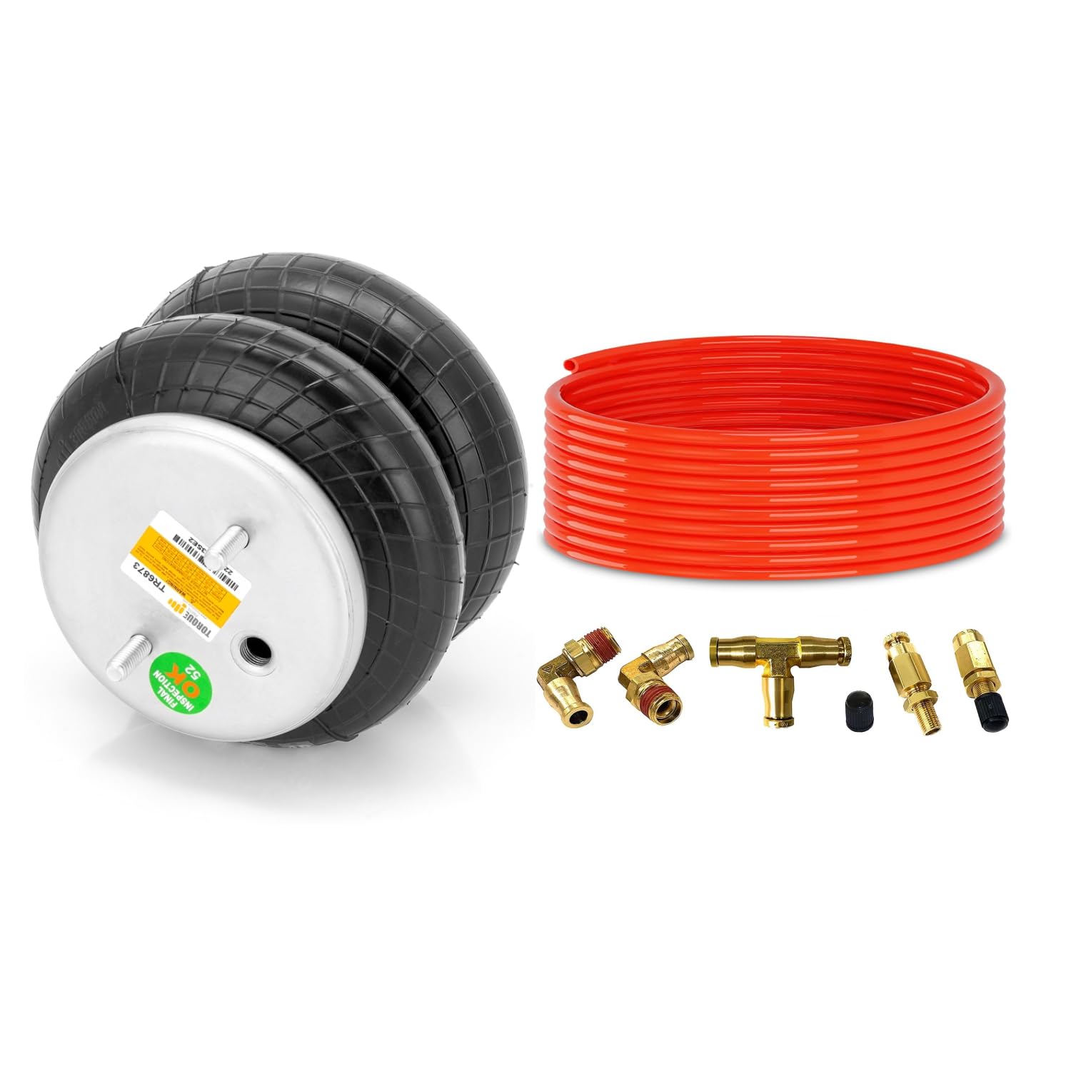Air Spring Bag for Firestone Kits + Air Line Kit Replace Firestone 6873(3,750 l